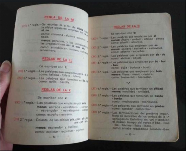 Breve ortografía escolar, 1968