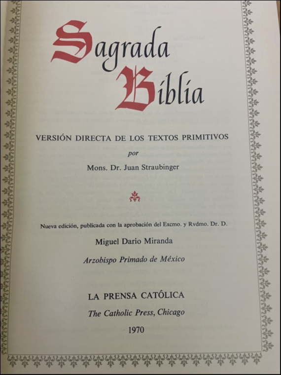 Biblia Straubinger
