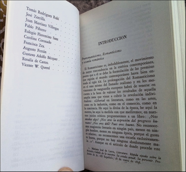 Antología de la poesía romántica española