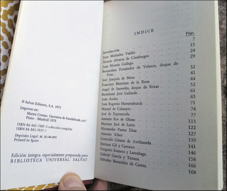 Antología de la poesía romántica española