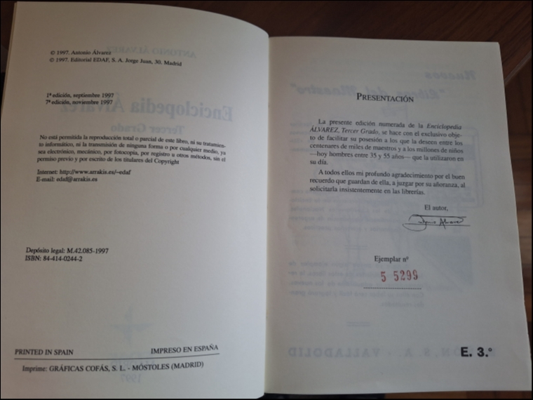 ENCICLOPEDIA ALVAREZ TERCER GRADO