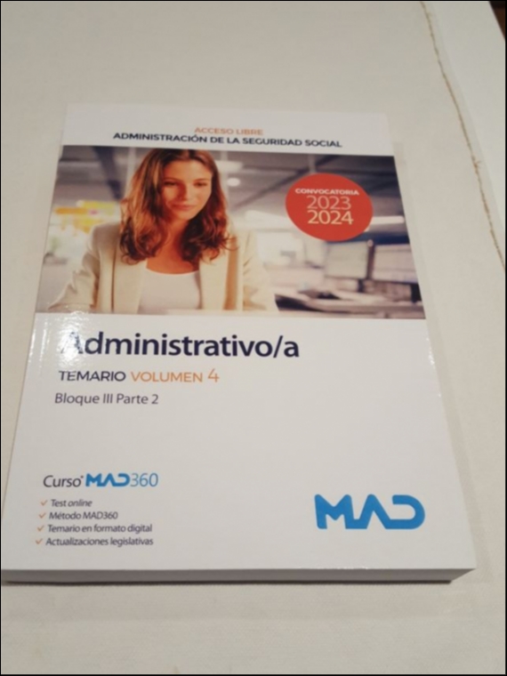 Temario Administrativo Seguridad Social 2025