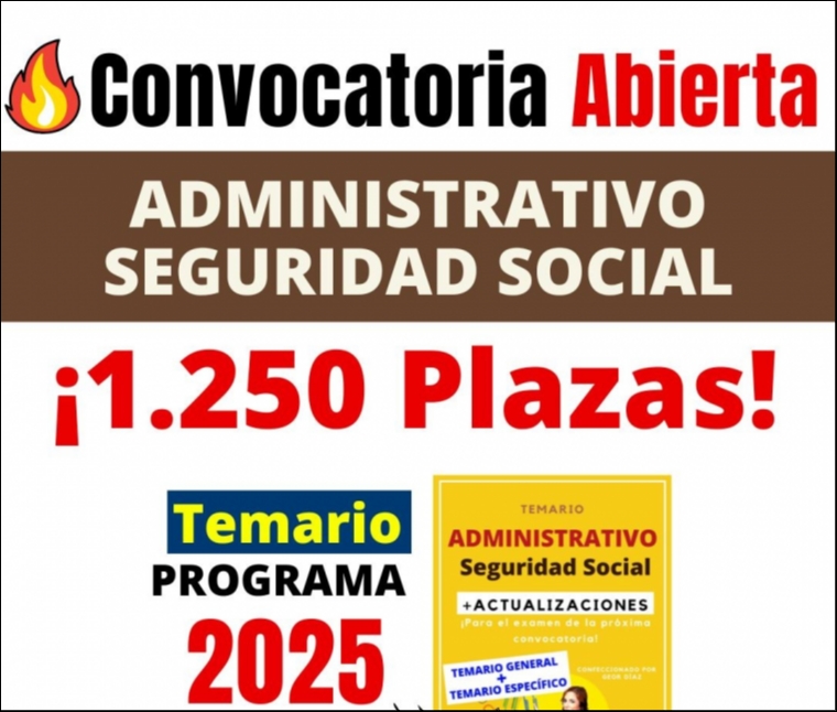 Temario Administrativo Seguridad Social 2025