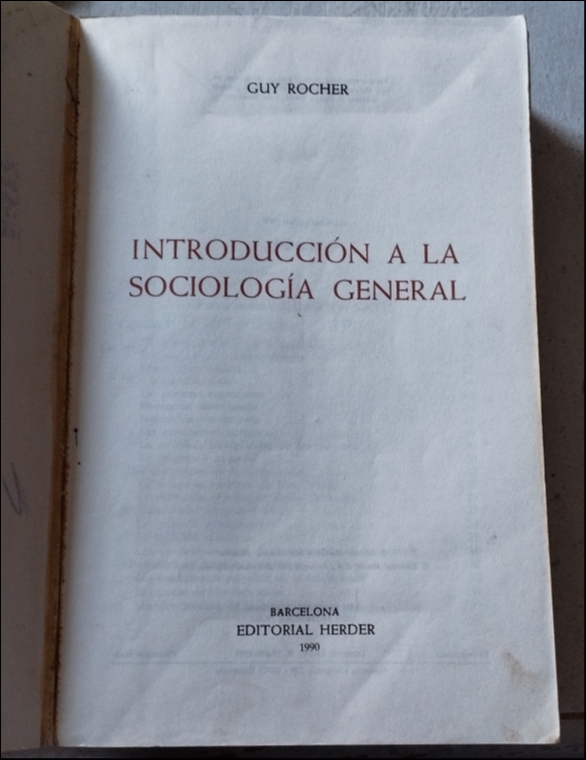 Introduccion A La Sociologia General Introduccion A La Sociologia