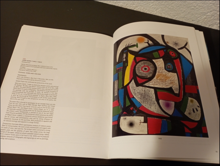 2 Catálogos de subasta Christie's, New York 2005