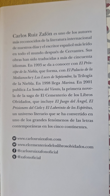El laberinto de los espíritus